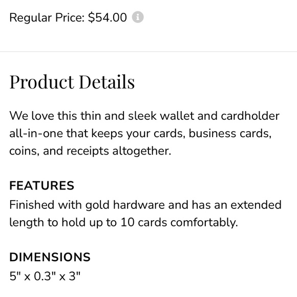 Lark & Ives Long Zippered Cardholder (EUC) - Picture 6 of 6